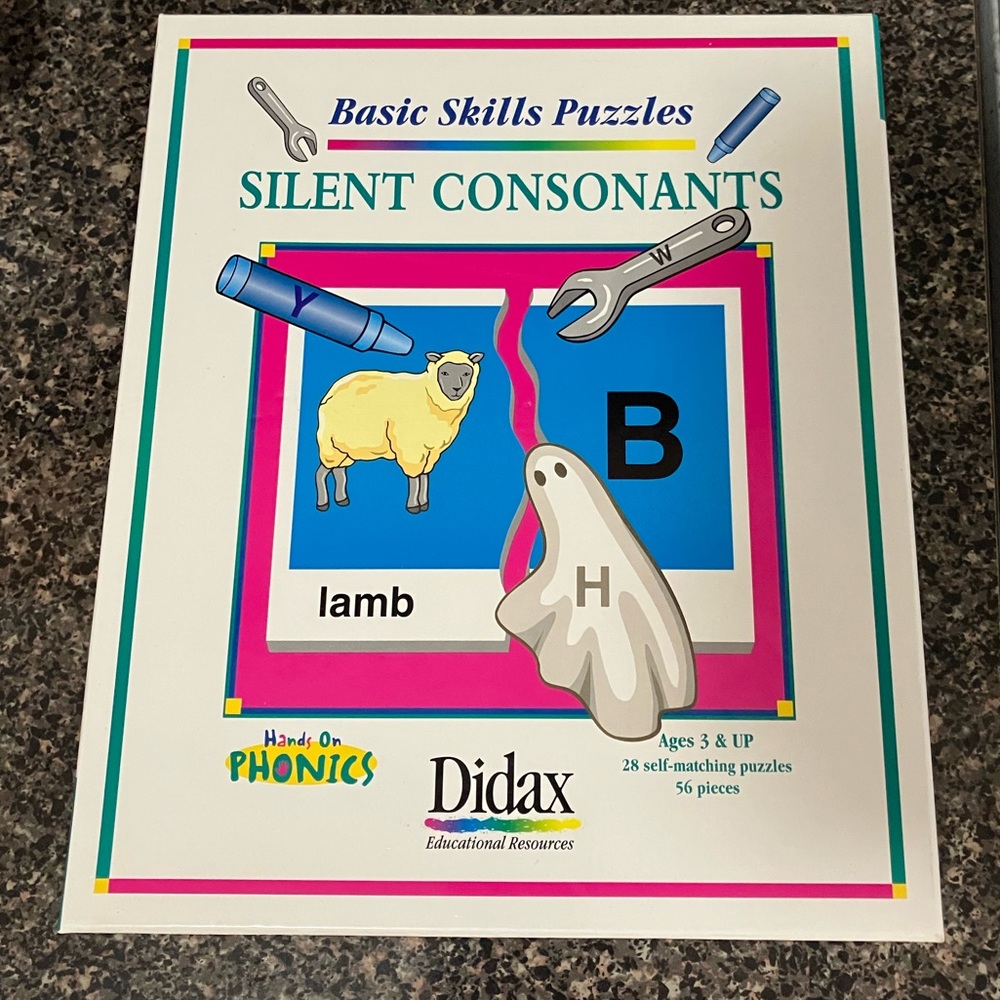 Basic skills puzzles - silent consonant by Didax